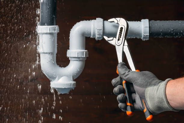 Professional Water Line Repair technician working in Burton, OH